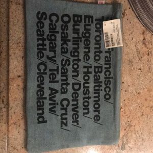 NWT American Apparel denim cities carry- all
